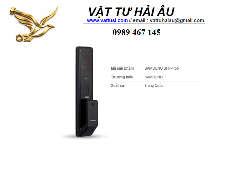 KHÓA VÂN TAY SAMSUNG SHP-P50 KHÓA VÂN TAY SAMSUNG SHP-P50