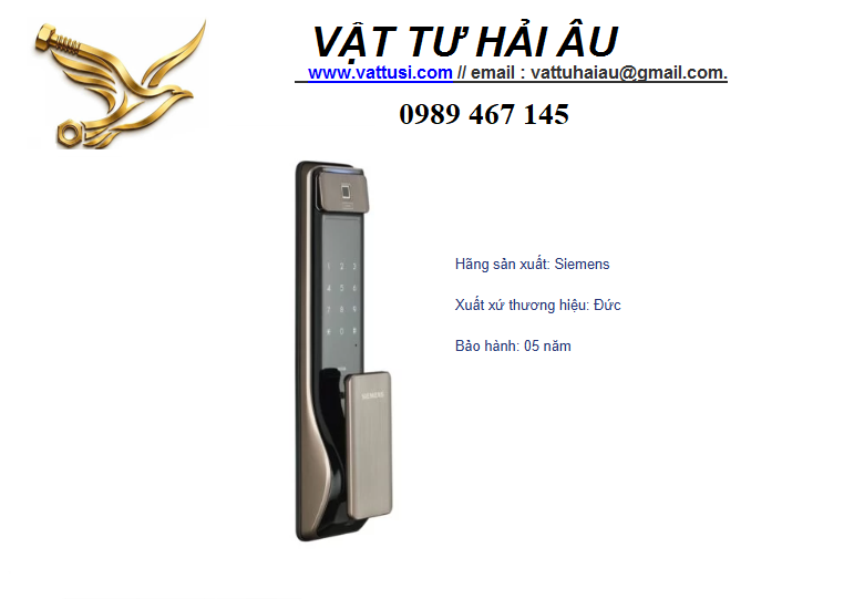KHÓA VÂN TAY SIEMENS C621 COPPER KHÓA VÂN TAY SIEMENS C621 COPPER