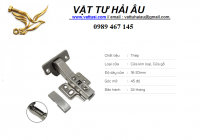 Bản lề bật giảm chấn VICKINI 01708.002 NP