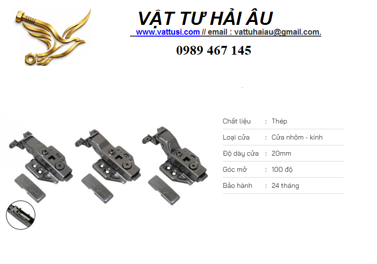 Bản lề bật giảm chấn VICKINI 01818 OBP Bản lề bật giảm chấn VICKINI 01818 OBP