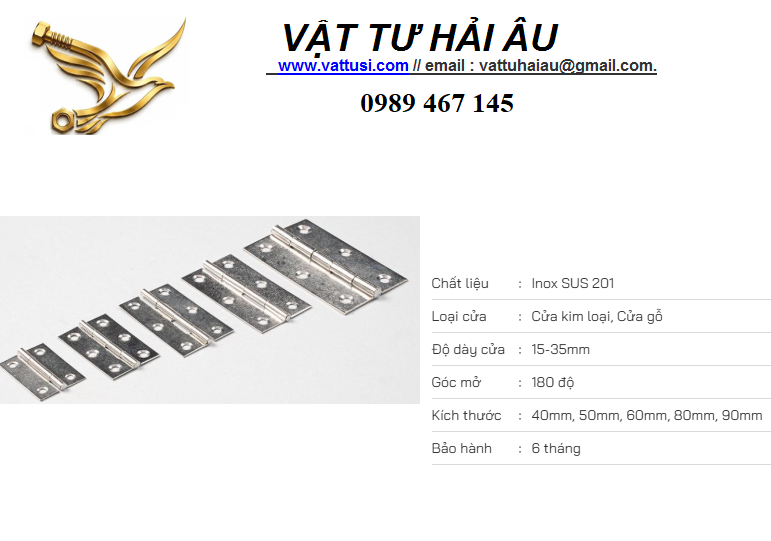 Bản lề cửa tủ VICKINI 01001 PSS Bản lề cửa tủ VICKINI 01001 PSS