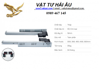 Thanh ray trượt 3 tầng giảm chấn VICKINI 02183 ZNP