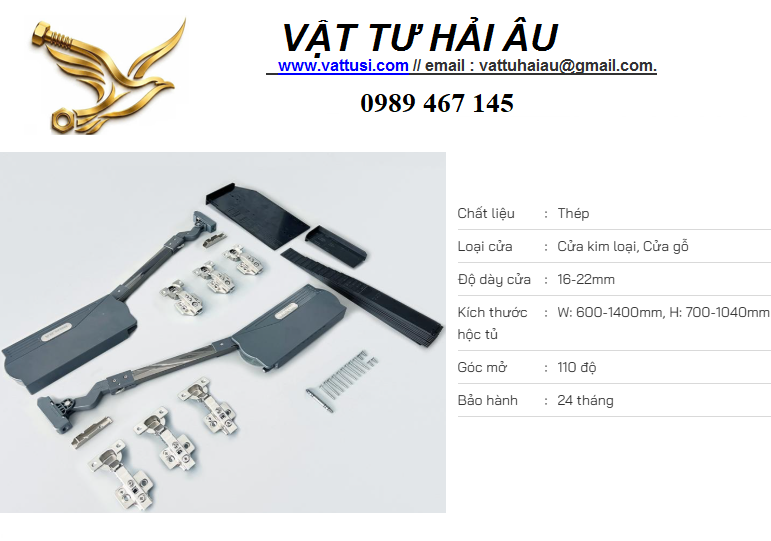 Tay nâng cửa tủ VICKINI 04325 GRPR Tay nâng cửa tủ VICKINI 04325 GRPR