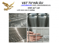 Lưới INOX 201 hàn ô vuông